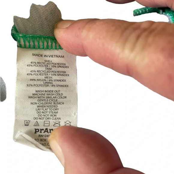 Prana Cali Recycled Polyester Jersey Knit Padded Racerback Tank Dress XS - Picture 6 of 9